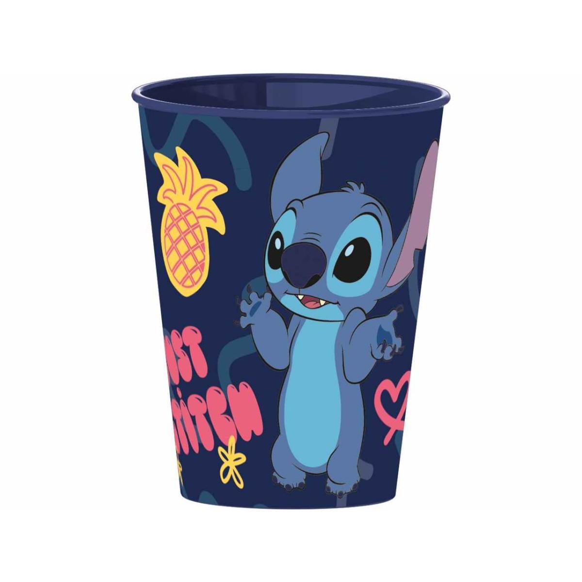 Stitch bicchiere in plastica 260 st5007