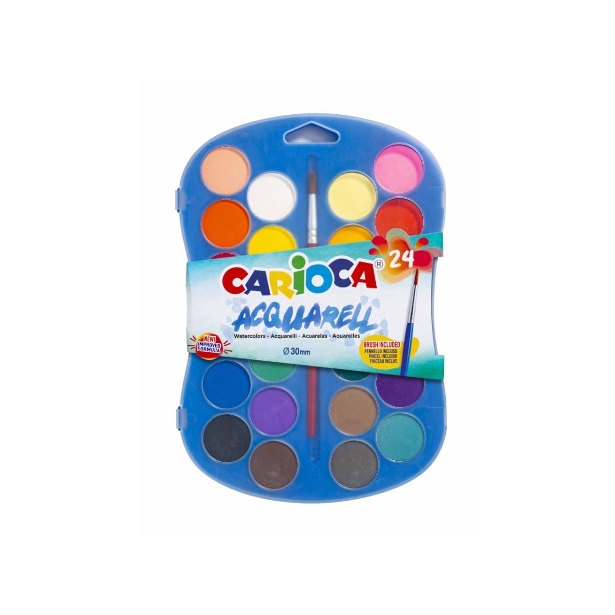 Carioca 24 acquerelli assortiti 42405