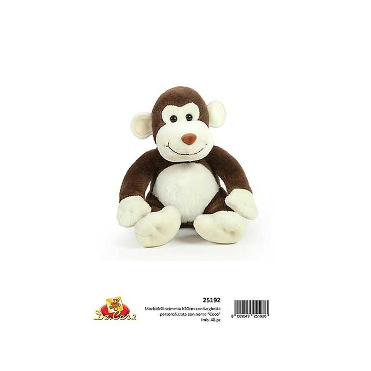 Peluche morbidelli scimmietta coc 25192