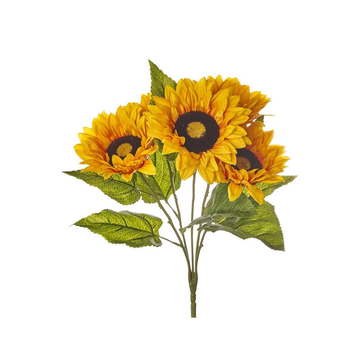 Mazzo girasoli x 5 h.50cm a30008