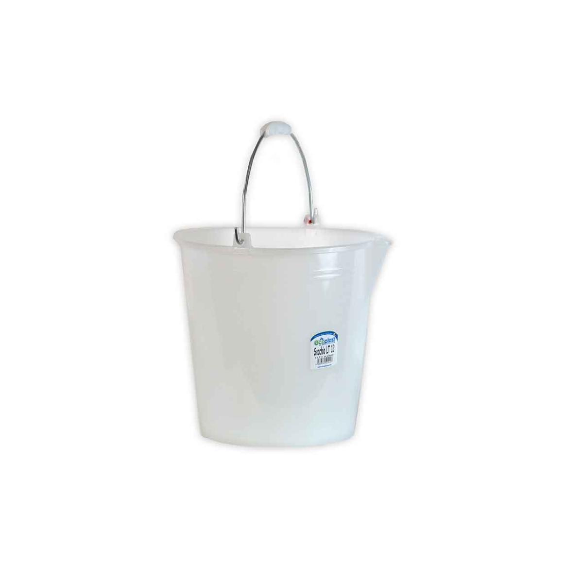 Secchio con becco neutro 12lt s12