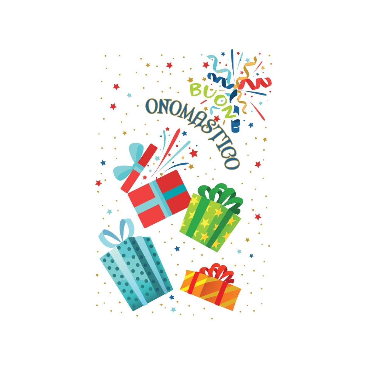 Biglietto buon onomastico fa00190bo/a