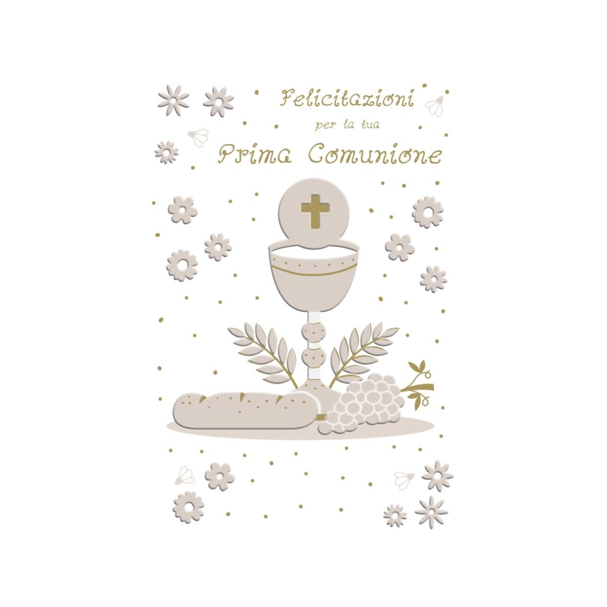 Biglietto comunione fe10174pc/b