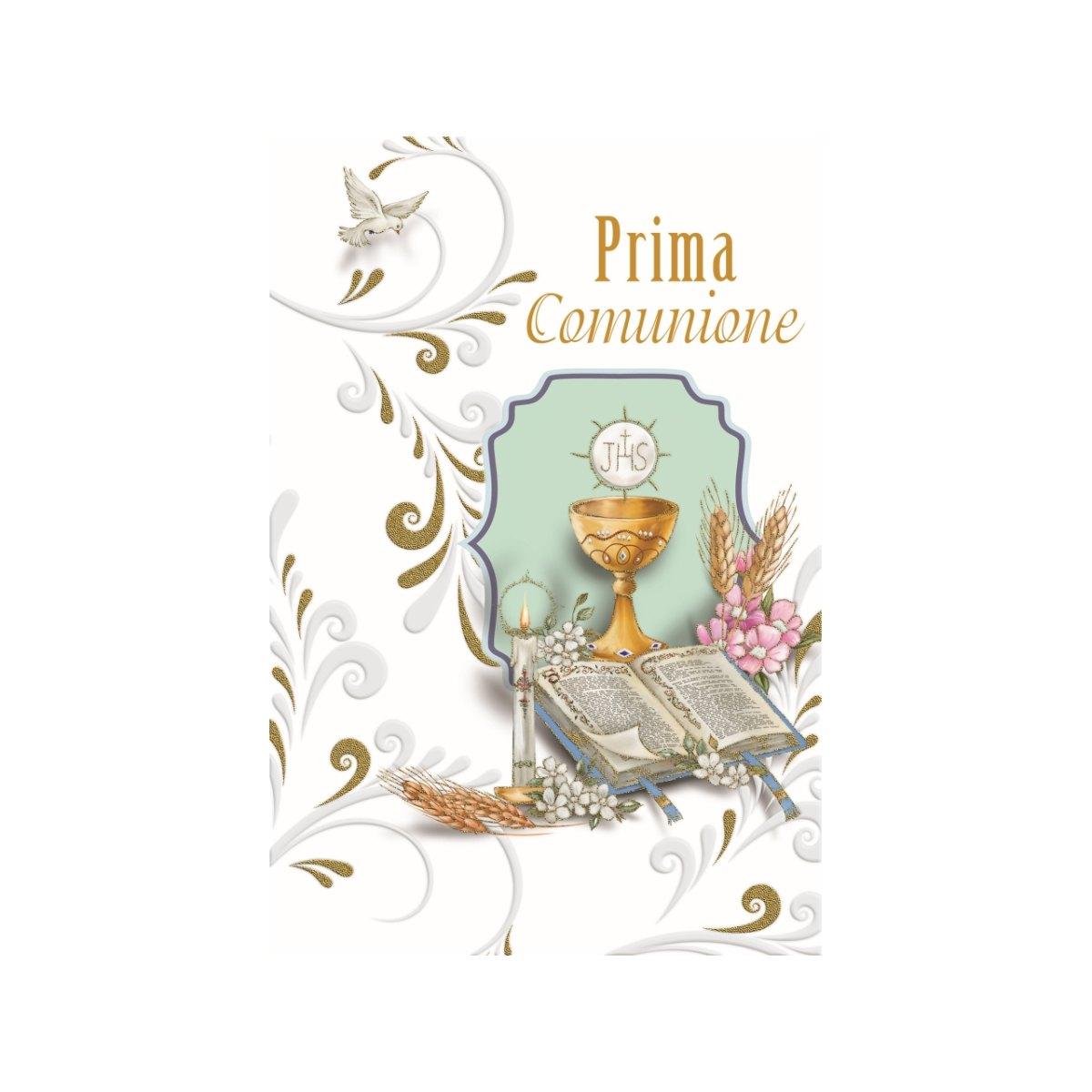 Biglietto comunione fe10175pc/d