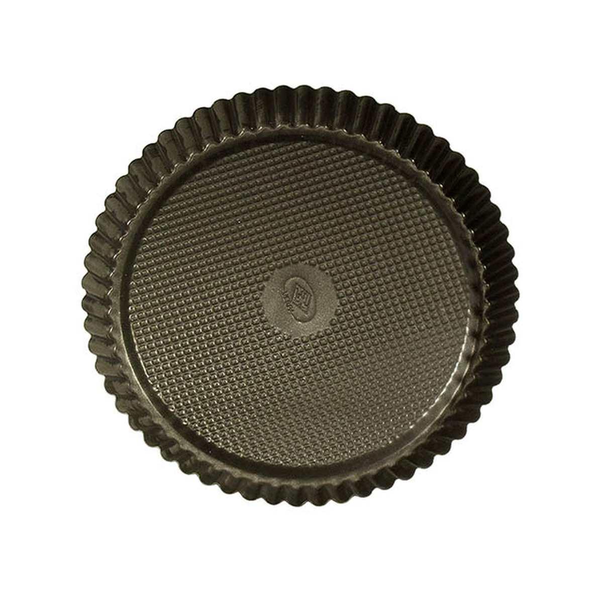Teglia crostata tonda 32 cm con bordo ondulato per dolci
