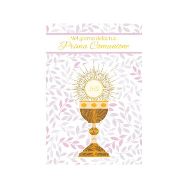 Biglietto prima comunione fe10176pc/b