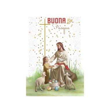 Biglietto pasqua sacra pv20021bp/c