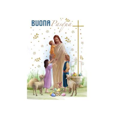 Biglietto pasqua sacra pv20021bp/d