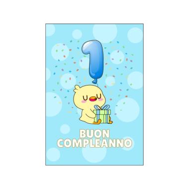 Biglietto compleanno 1azz. fa00200bc/a