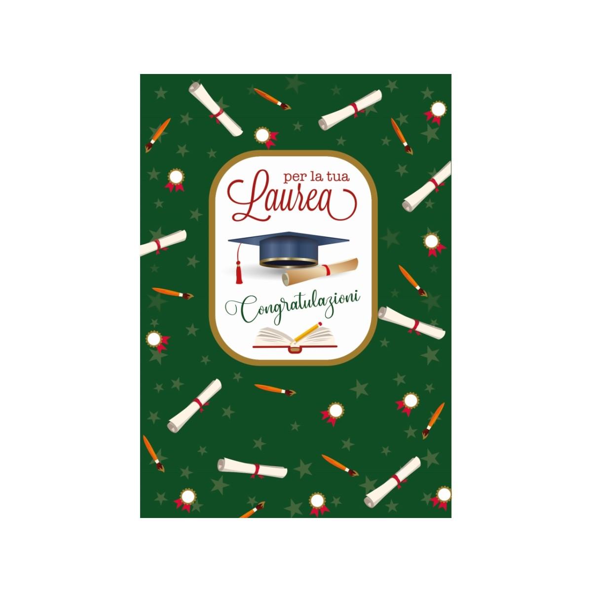 Biglietto auguri laurea fa00223al/a