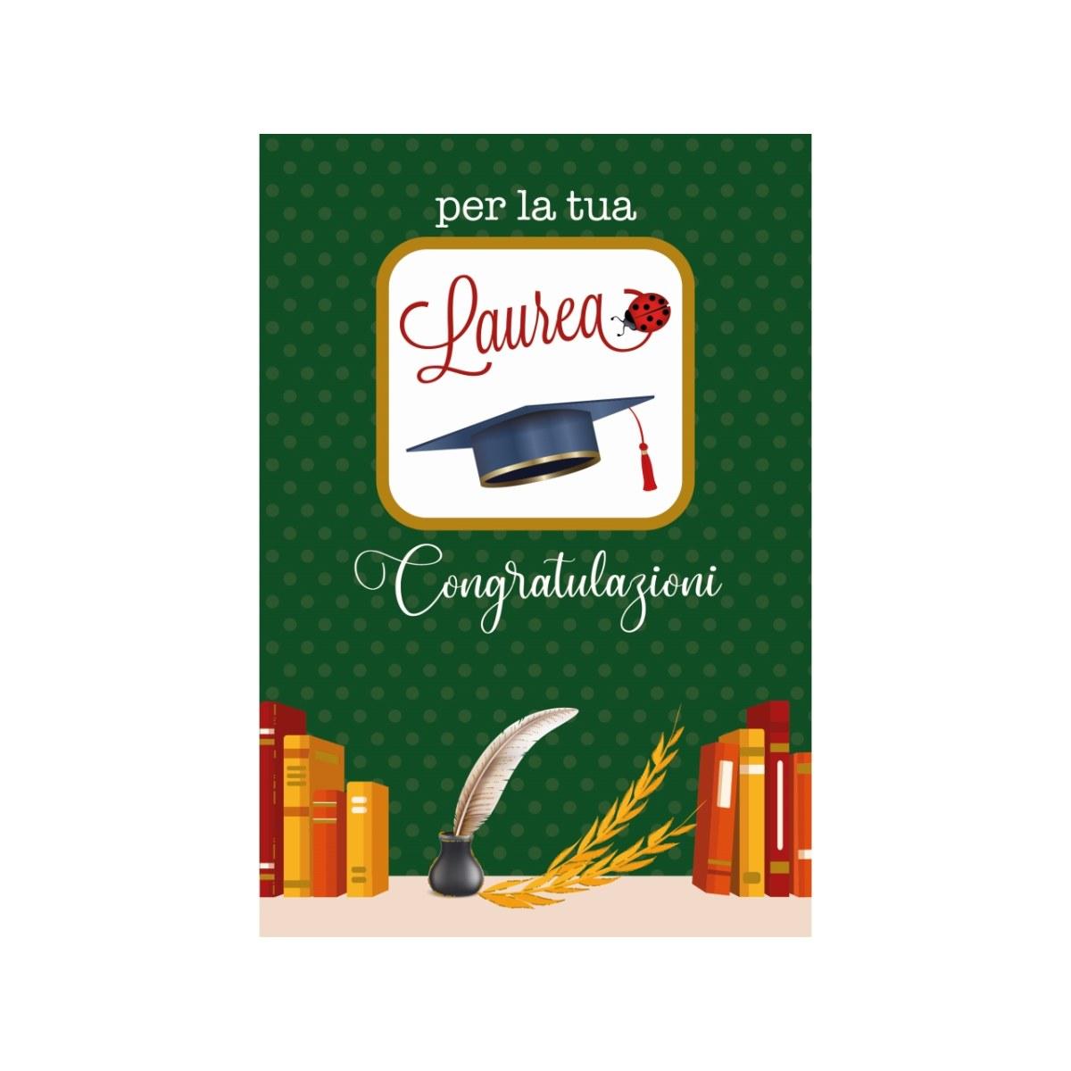 Biglietto auguri laurea fa00223al/b