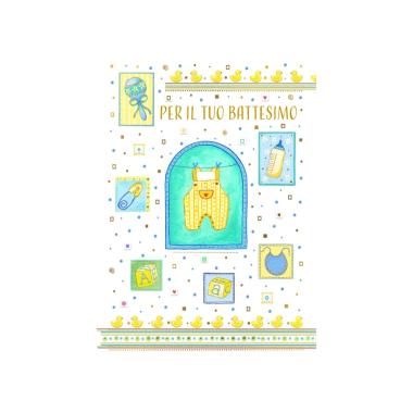 Biglietto battesimo body a. fe10192fb/c