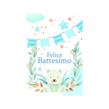 Biglietto p.soldi battesimo fe10202ps/c
