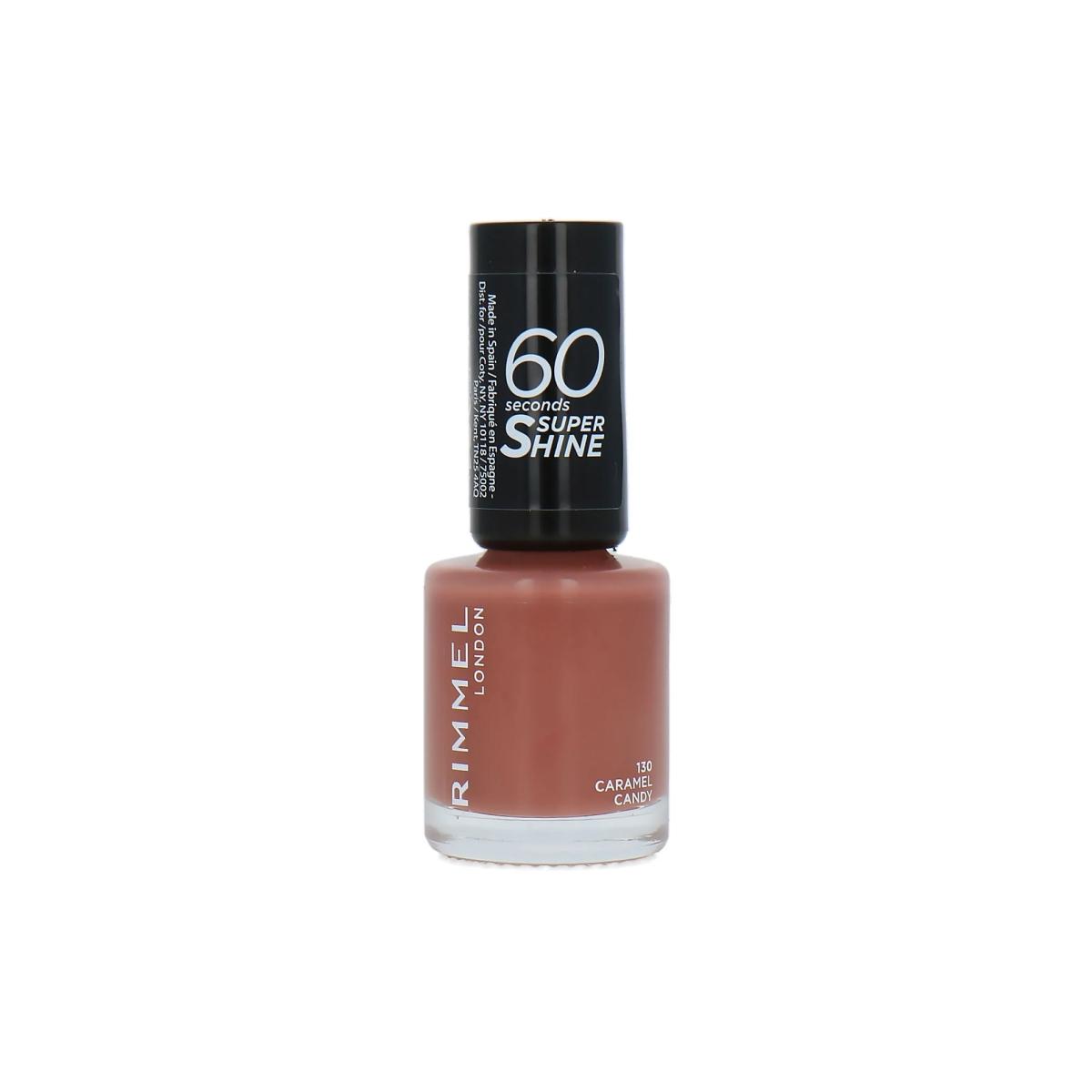 Rimmel 60 Seconds Super Shine Smalto Unghie -130 Caramel Candy