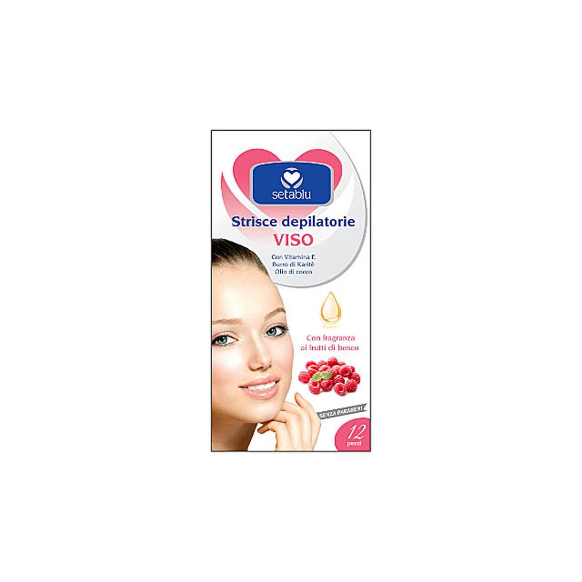 STRISCE DEPILATORIE VISO 12pz 16760
