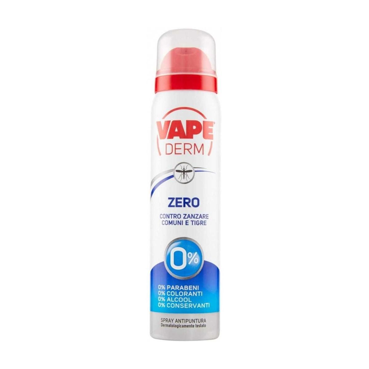 Spray antipuntura Vape Derm Zero contro zanzare 100 ml