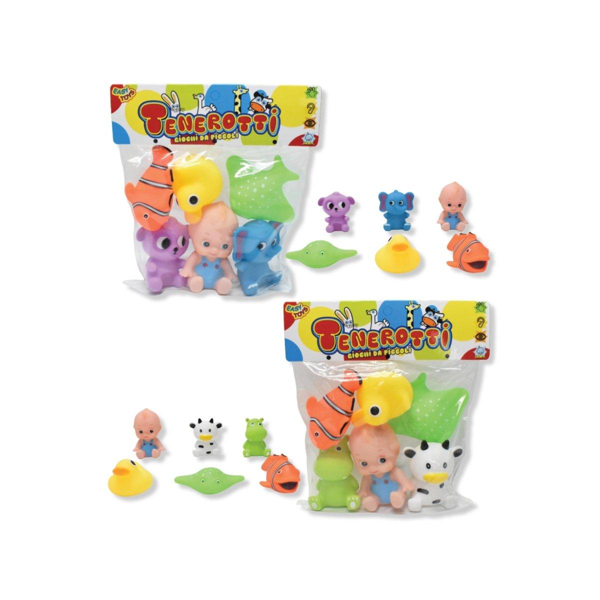 Tenerotti 6 bebe' c/animali 2 ass 18024