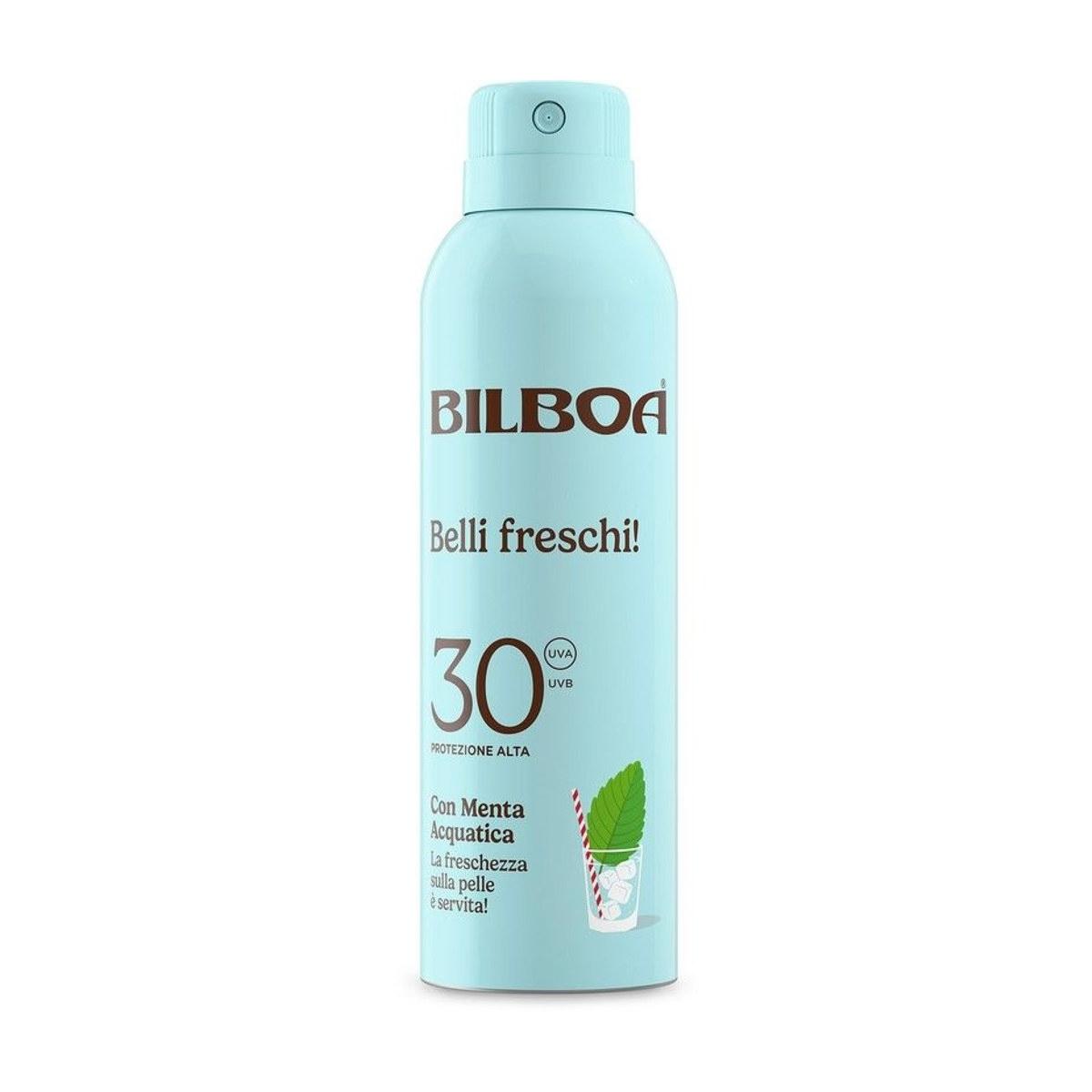 Spray Solare Bilboa Belli Freschi SPF30 Menta Acquatica 150 ml