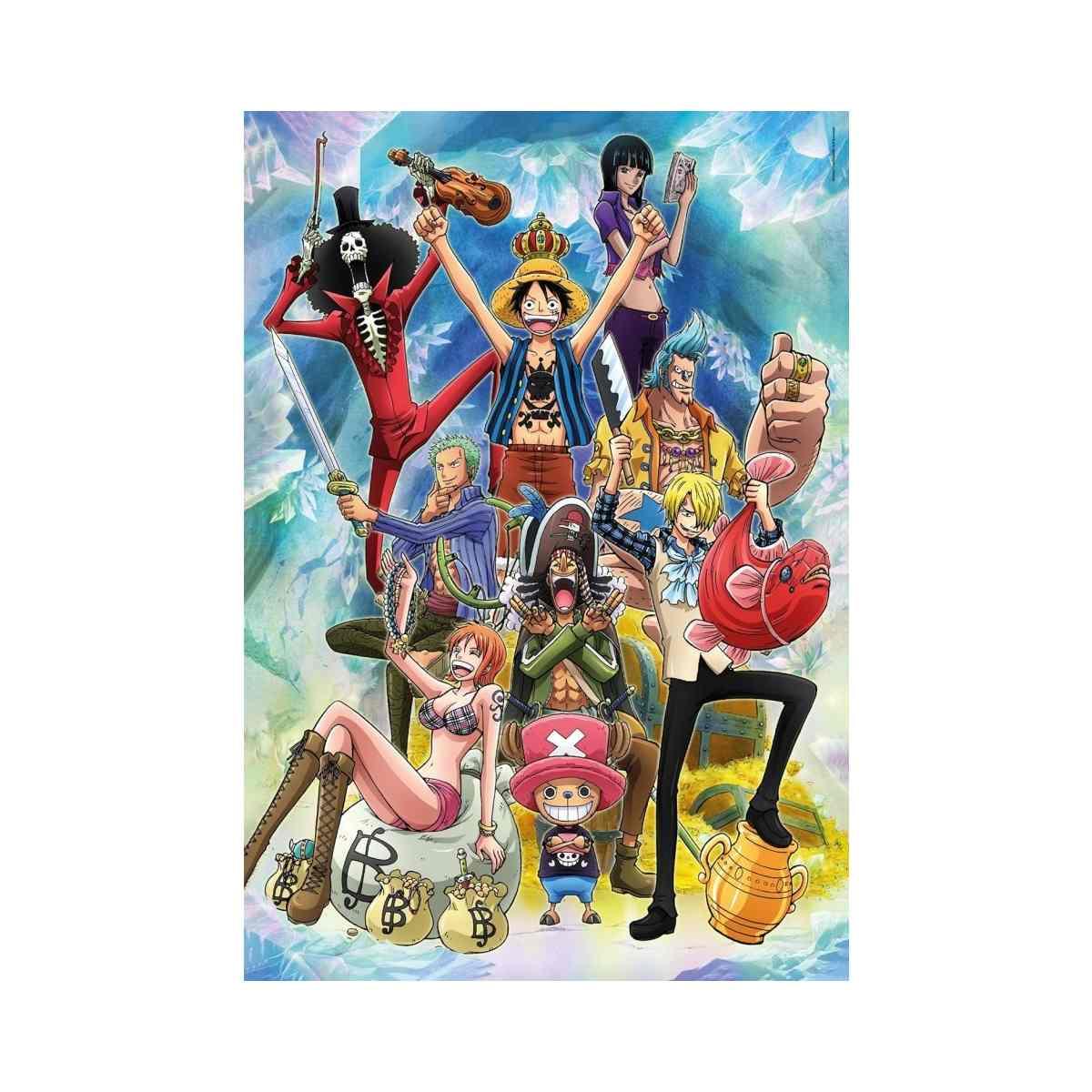 Puzzle One Piece Clementoni 1000 pezzi con poster incluso