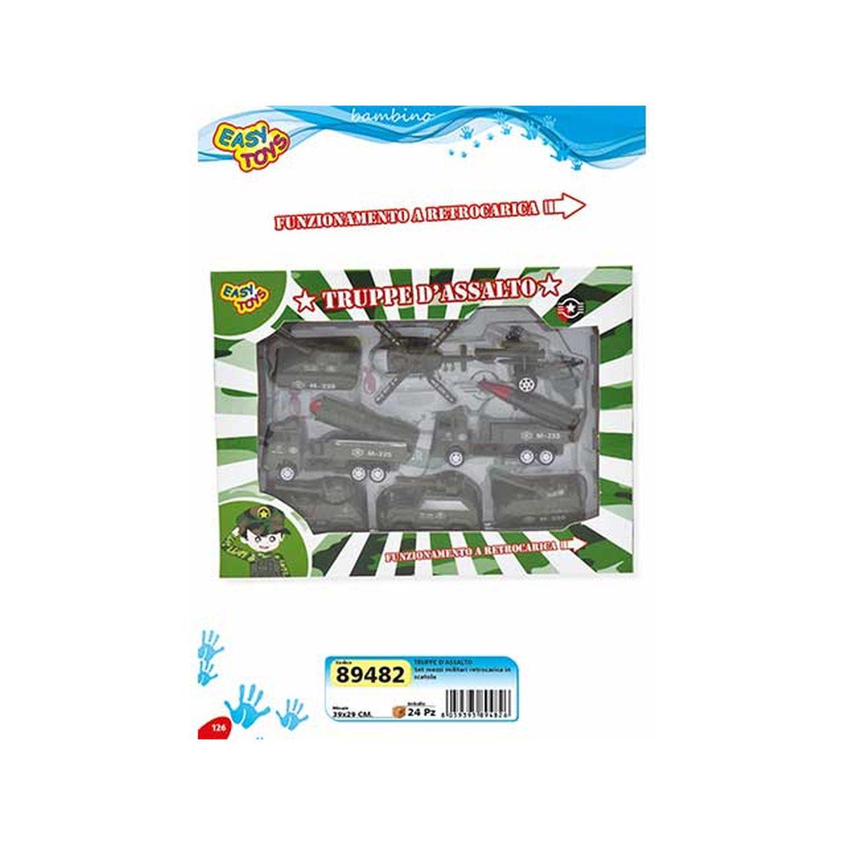 Set mezzi a retrocarica truppe d' 89482