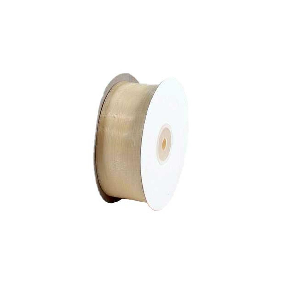 NASTRO ORGANZA 40mm. 50MT. AVORIO E4002