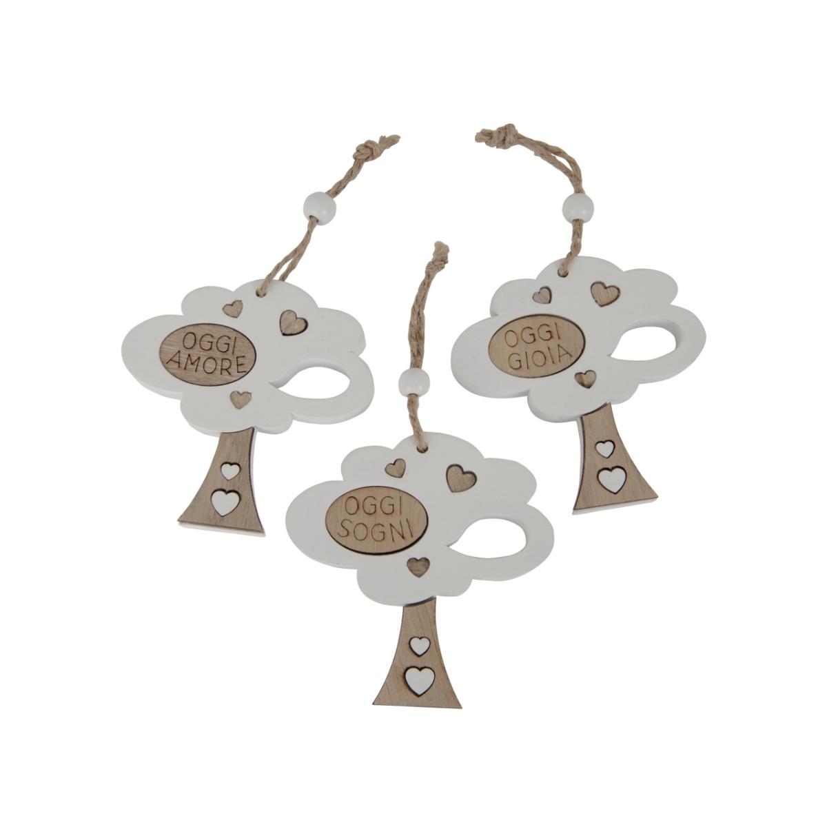 Decorus albero 8cm 3 assortimenti sc727
