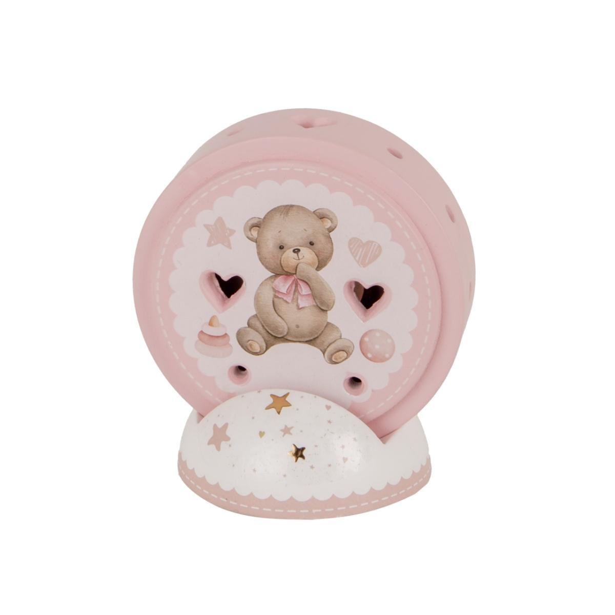 Pittura led baby rosa h.11cm 08a213