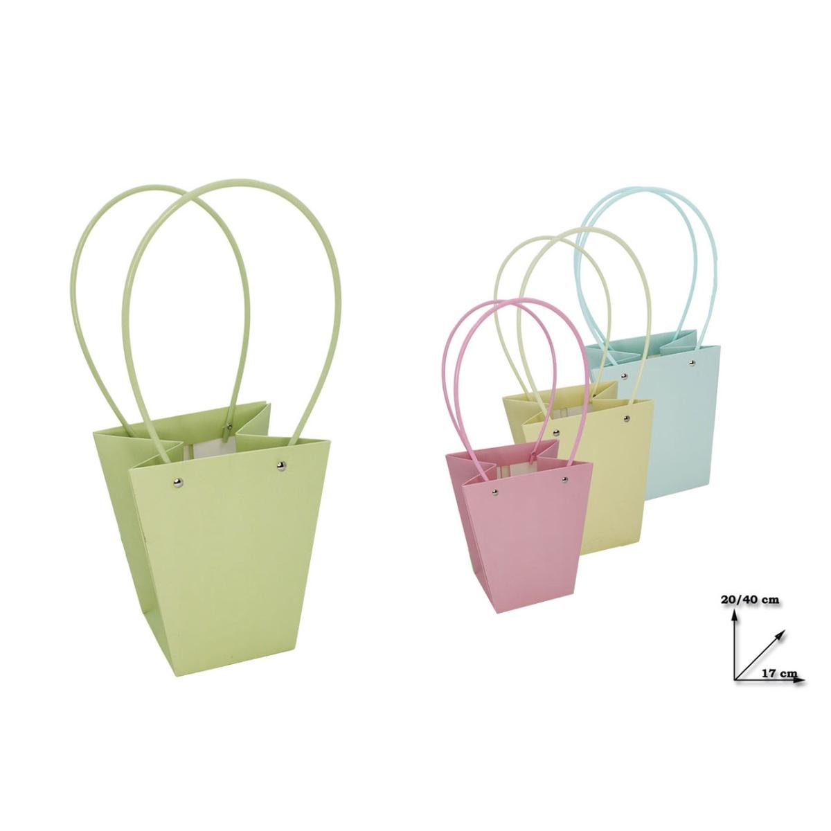 Shopper carta 17x20x40cm ass.